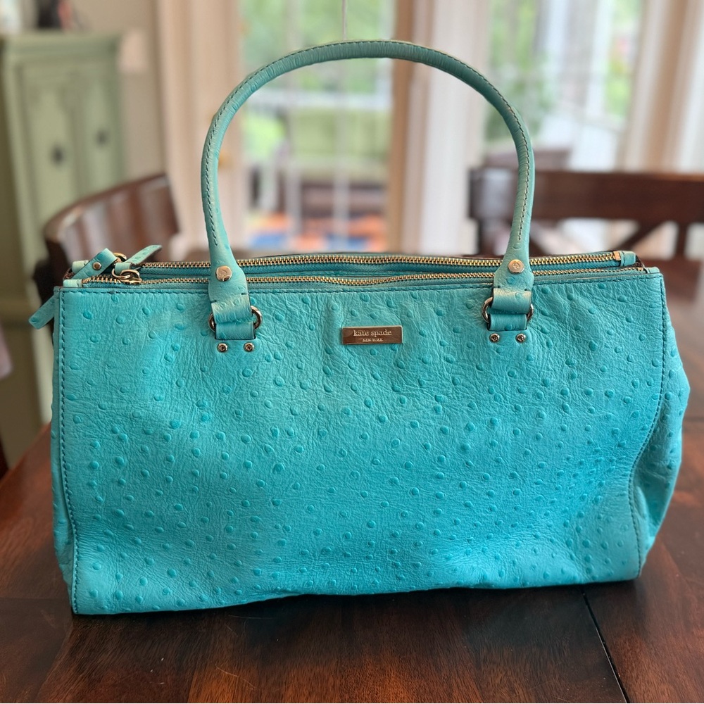 Kate Spade Aqua Blue Satchel
